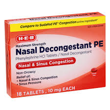 Sinus pressure symptoms can be painful and uncomfortable to deal with, and it can take a toll on your daily life. H E B Nasal Decongestant Pe Maximum Strength Non Drowsy Tablets Shop Sinus Allergy At H E B