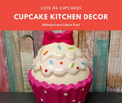 Cupcake canvas wall art print, food home decor. What A Sweet Way To Start Your Day With Cheery Cupcake Kitchen Decor