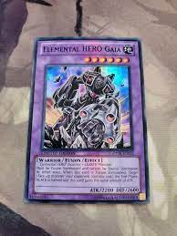 Mavin | Yugioh - Elemental HERO Gaia CT08-EN011 LP Limited Super Rare