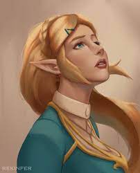BoTW] Did a Princess Zelda fanart! :D : r/zelda