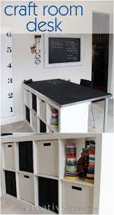 Plus, it provides a compact workspace that folds up when not in use. 17 Easy To Build Diy Craft Desks You Just Can T Live Without Diy Crafts