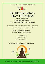 Online yoga, pilates and meditation classes filmed in national parks and public lands with the world's best instructors. Ksm Yoga Day Kerala Samajam Munich