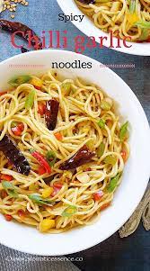 Chilli Garlic Noodles Recipe Chilli Garlic Hakka Noodles Recipe Chilli Garlic Noodles Garlic Noodles Recipe Garlic Noodles