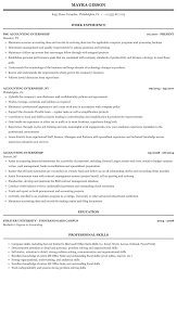Our internship resume templates help your skills and experience stand out. Accounting Internship Resume Sample Mintresume