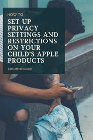 With it, you can schedule your kid's activity and let them use their iphone in a productive way. How To Set Up Privacy Settings And Restrictions On Your Child S Iphone Ipad Ipod And Mac Computer Let S Talk Teens Kids Safety Online Parental Control Apps Iphone Parental Controls
