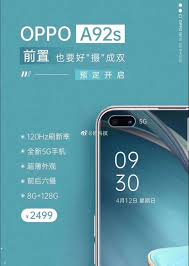 OPPO A92s posters leak; has a 120Hz ...