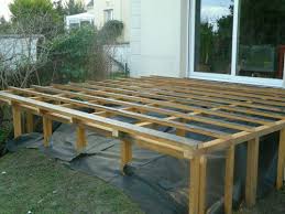 Construction Terrasse Bois Composite Sur Pilotis Construction Terrasse Bois Terrasse Faite Maison Construction Terrasse