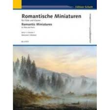 Schott Romantic Miniatures Vol 1 Flute Piano Woodbrass Com