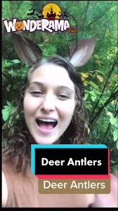 Deer Antlers with Olivia Boucher #FYP #HalloweenCostume #CostumeIdeas  #Wonderama