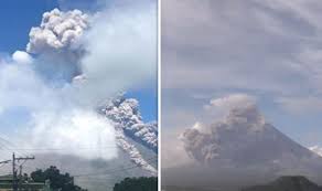 Amateur videos of majestic mayon volcano; Mayon Volcano Watch Live Eruption Sparks Alert Level 4 Live Webcam World News Express Co Uk