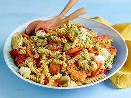 Salat Aus Kichererbsennudeln Und Ofengemuse Rezept Schnitzelpfanne Rezept Essensrezepte Ofengemuse Rezept