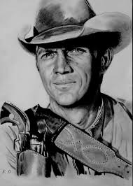 My drawing of John Wayne.