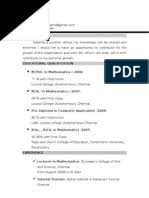 A cv, short form of curriculum vitae, is similar to a resume. Lecturer Resume Example Curriculum Goal