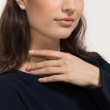 Welcome to h&m, your shopping destination for fashion online. Nice Stud Pierced Earrings White Gold Tone Plated Swarovski Com