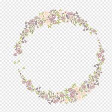 Stylish wallpapers of floral patterns and floral illustrations. Round White And Pink Floral Frame Small Floral Decorative Ring Flower Vector Decoration Design Png Pngwing