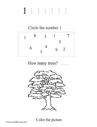 Number 1 Worksheet Fun Math Worksheets For Kids Kids Math Worksheets