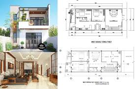 Top 10 mẫu nhà 1 trệt 1 lầu 4 phòng ngủ đẹp tiện nghi