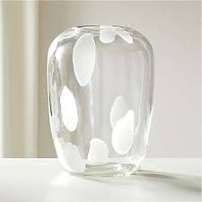 A glass vase will fit in perfectly for a room with a minimalist design. Clear Vases Cb2