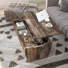 Round nesting coffee tables drum coffee table coffee table with drawers coffee and end tables sofa end tables side tables modern black coffee table white leather sofas drawer shelves. Furniture Of America Rere Rustic 41 Inch Lift Top 2 Shelf Coffee Table On Sale Overstock 22648760