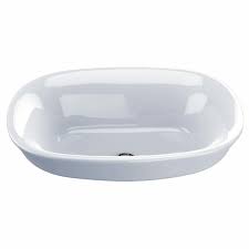 toto lt480g#01 maris oval semi recessed