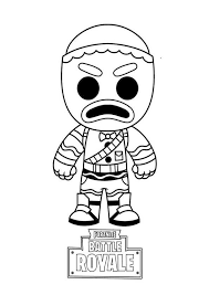 Ausmalbilder Fortnite Coloring Gambar Se