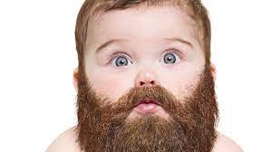 My baby has facial hair.does her hair fall out by itself.pic attached.it is not lanugo.it is increasing day by day. Stock Photos That Make Us Wish More Babies Had Beards Huffpost Life