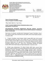 Free vector logo kementerian pendidikan malaysia. Surat Siaran Kpm Bil8 2019