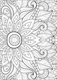 Adults love to color as much as kids do and what better subject than flowers. Coloring Pages Printable Flower Coloring Pages For Adults