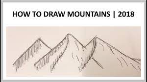 How To Draw Mountains | New - Youtube