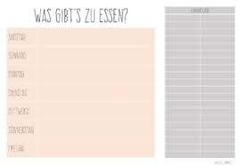 So können alle geliebten rezepte auf ein format gebracht werden und zum beispiel strukturiert in einen ordner abgeheftet werden. Wochenplan Essen Tulpentag Schnelle Rezepte