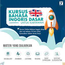 We did not find results for: Kelas Online Bahasa Inggris Dasar Untuk Karyawan Yureka Education Center