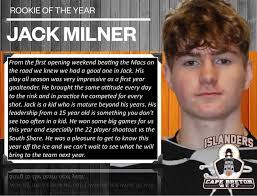 The Cape Breton West Islanders Name Season Award Winners!