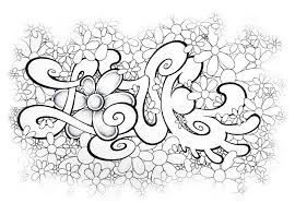 I Love You Graffiti Schrift Graffiti Bilder Zum Ausmalen Ausmalbilder Eurer Lieblingshelden Love Coloring Pages Coloring Pages Heart Coloring Pages