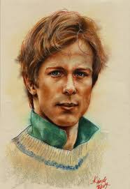 The Portrait of John Moulder-Brown Drawing by Anastasia Karaseva