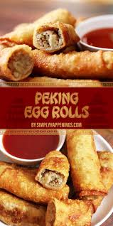 Peking Egg Rolls Egg Rolls Copycat Recipes Recipes