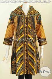 Model baju atasan kerah v. Baju Batik Wanita Atasan Pakaian Batik Solo Model Dress Kerah V Motif Sinaran Proses Printing Warna Berkelas Tampil Terlihat Istimewa Dr6796p M Toko Batik Online 2021
