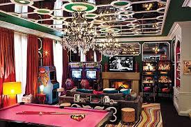 10 Celebrities With Superior Taste In Home Decor Video Game Rooms Arcade Room Game Room