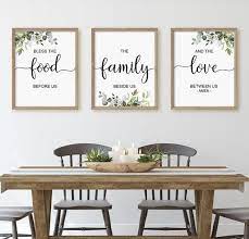 Shop our selection of dining room canvas prints. Bless The Food Before Us Prints Dining Room Decor Kitchen Wall Art Home Decor Kitchen Art Prints Kitchen Signs Bible Verse Wall Art Dinning Room Wall Decor Sitting Room Decor Dining