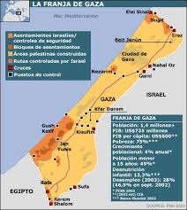 Al menos 30 heridos en nueva jornada de protestas en la franja de gaza. Franja De Gaza Israel Mapa Somniloquence Willah Site