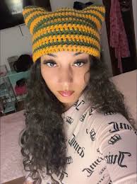 Some of the cat beanies I've made 🍂(I love making these!)