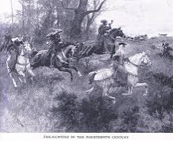 Fox Hunting In The Fourteenth Century, From Cassells History Of The British People , C.1940 Zip Pouch by Amedee Forestier - Fine Art America