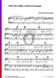 Klaviertastatur zum ausdrucken pdf.pdf size: Take Me Home Country Roads Noten Klavier Gesang Gitarre Pdf Download Streamen Oktav