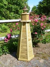 How To Build A 4 Ft Wooden Lawn Lighthouse Diy Wood Plans Lighthouse Woodworking Plans Diy Wood Plans Downloadable Woodworking Plans
