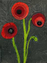 Very Very Cool Mixed Media Idea For Poppy Cool For Anzac Day Could Do A Class Version Of Flanders Fields Remembrance Day Art Poppy Art Kids Art Projects