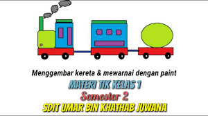 Soal uts tik kelas 7 semester 2 hardware. Menggambar Kereta Dengan Paint Tik Kelas 1 Sd Semester 2 Youtube