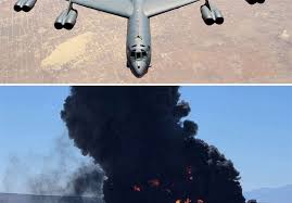یک فروند بمب‌افکن استراتژیک B-52 آمریکا سقوط کرد