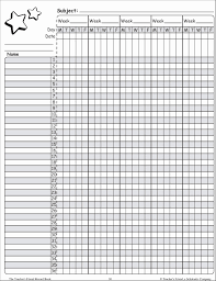 New Teacher Grade Book Template Xlstemplate Xlssample Xls Xlsdata Grade Book Template Teacher Grade Book Grade Book Printable