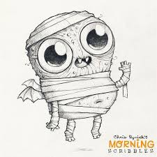 Vampire Mummy Count Mumula The Mumpire Morningscribbles October Halloween Cute Monsters Drawings Cute Drawings Monster Drawing