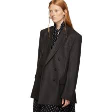 See more ideas about overcoats, overcoat men, double breasted coat. Balenciaga Grey Camel Hair Double Breasted Blazer Balenciaga