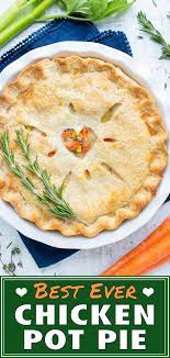 Homemade Chicken Pot Pie Recipe With Video Evolving Table Recipe Homemade Chicken Pot Pie Chicken Pot Pie Recipes Pot Pies Recipes